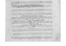 Miro la tortorella für Stimme und Basso Continuo, SF A189: Miro la tortorella für Stimme und Basso Continuo by Benedetto Marcello