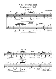 Sentimental No.7, Op.16 No.13: Sentimental No.7 by Beautiful things Martínez