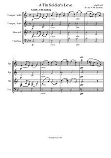 Six Fancies, Op.7: No.1 A Tin Soldier's Love, for wind quartet by Edward MacDowell