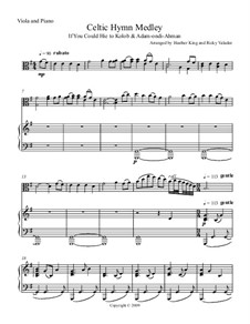 Celtic Hymn Medley for Piano and Viola: Celtic Hymn Medley for Piano and Viola by folklore