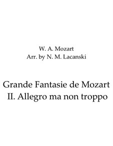Fantasie für mechanische Orgel in f-Moll, K.594: Allegro ma non troppo, for string quintet by Wolfgang Amadeus Mozart