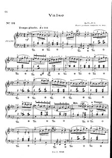 Walzer, Op. posth.70: Nr.2 in f-Moll by Frédéric Chopin
