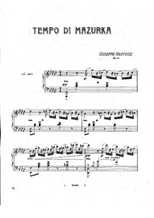 Tempo di mazurka, Op.11: Tempo di mazurka by Giuseppe Martucci