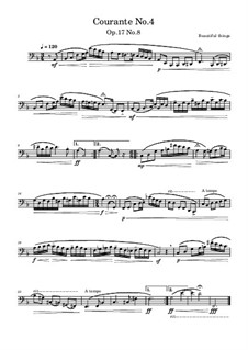 Courante No.4, Op.17 No.8: Courante No.4 by Beautiful things Martínez