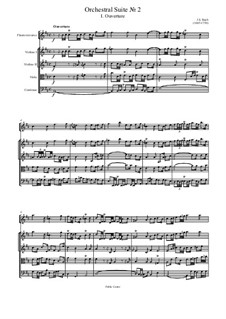 Vollständiger Satz: Vollpartitur by Johann Sebastian Bach
