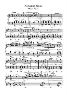 Nocturno No.21, Op.17 No.15: Nocturno No.21 by Beautiful things Martínez