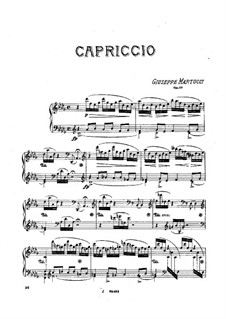 Capriccio, Op.39: Capriccio by Giuseppe Martucci