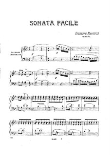 Sonata facile, Op.41: Sonata facile by Giuseppe Martucci