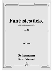 Fantasiestücke, Op.12: Vollsammlung by Robert Schumann