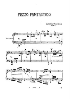 Sechs Stücke für Klavier, Op.44: Nr.2 Pezzo fantastico (Fantasiestück) by Giuseppe Martucci