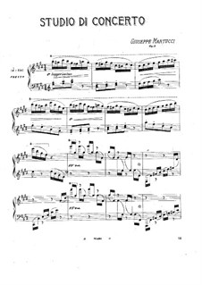 Studio di concerto (Konzert-Etüde), Op.9: Studio di concerto (Konzert-Etüde) by Giuseppe Martucci