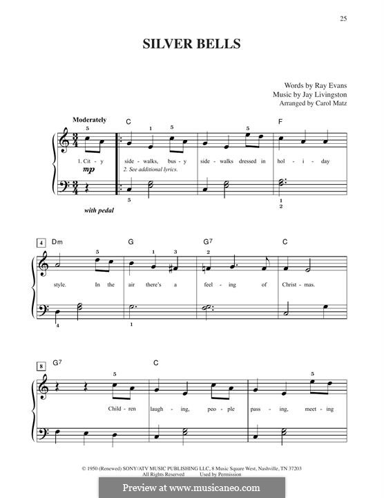 Piano version: Für einen Interpreten by Jay Livingston, Raymond Evans