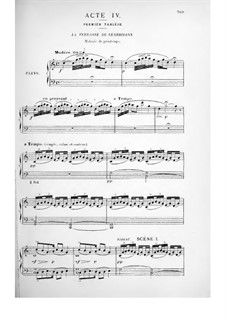 Cendrillon (Cinderella): Akt IV. Bearbeitung für Stimmen und Klavier by Jules Massenet