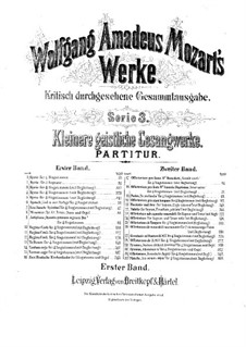 Kyrie in F-Dur für vier Stimmen und Streicher, K.33: Kyrie in F-Dur für vier Stimmen und Streicher by Wolfgang Amadeus Mozart