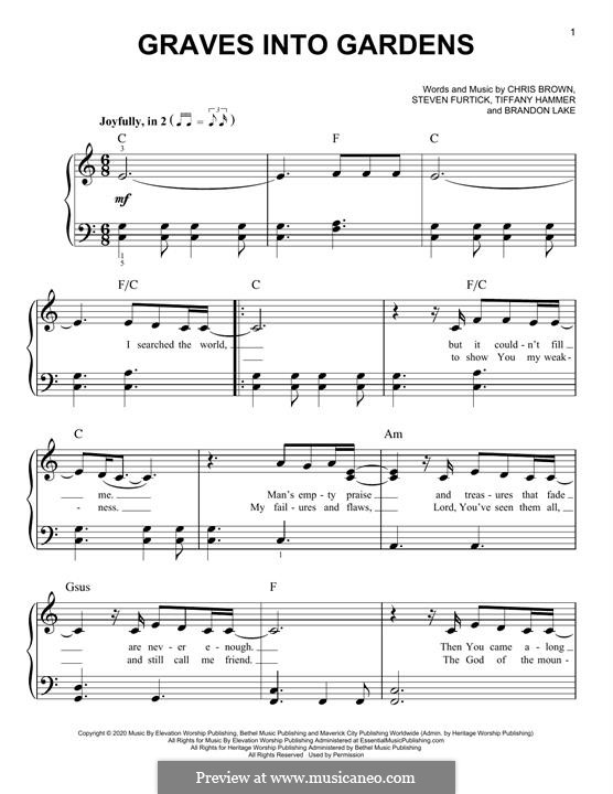 Graves Into Gardens (Elevation Worship) von C. Brown, S. Furtick, T