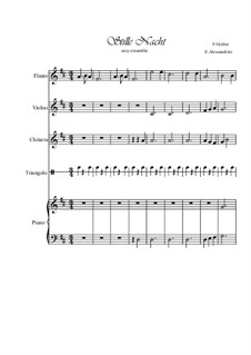 For ensemble version: For easy ensamble by Franz Xaver Gruber