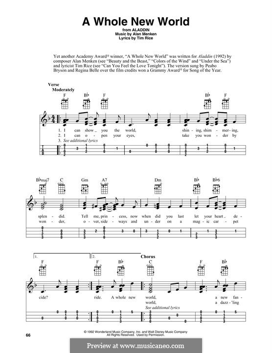 Instrument version: Für Ukulele by Alan Menken