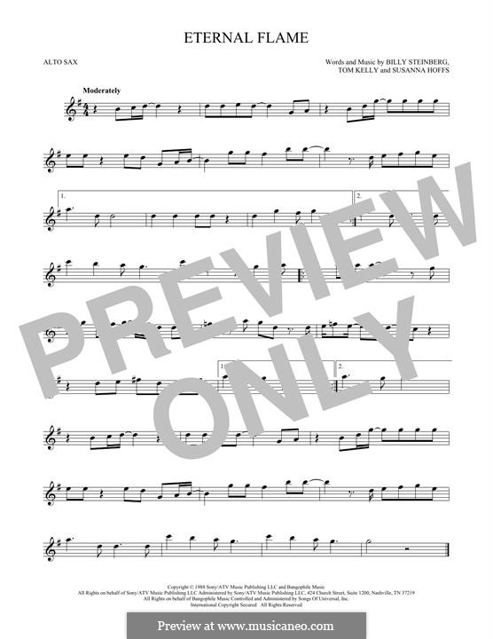 Eternal Flame: Für Altsaxophon by Billy Steinberg, Susanna Hoffs, Tom Kelly
