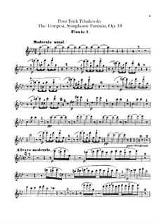 Der Sturm, TH 44 Op.18: Flötenstimmen by Pjotr Tschaikowski