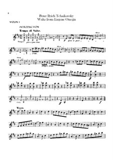Nr.13 Walzer: Violinstimmen by Pjotr Tschaikowski