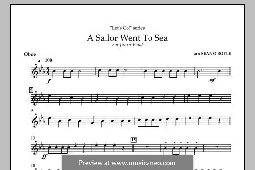 A Sailor Went To Sea: Oboenstimme by Sean O'Boyle