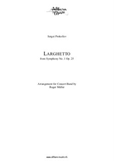 Sinfonie Nr.1, Op.25: Larghetto by Sergei Prokofjew