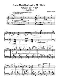 Suite No.5 Dr.Jekyll y Mr. Hyde: ¿Quién es Hyde?, Op.18 No.2 by Beautiful things Martínez
