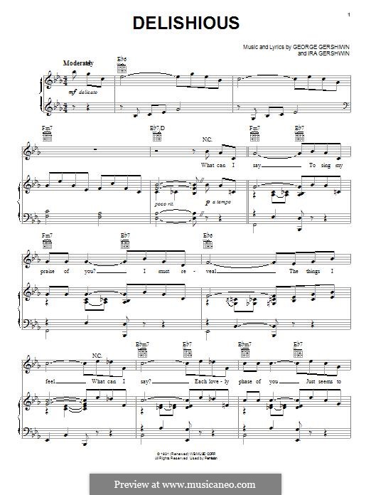 Delishious: Delishious by George Gershwin