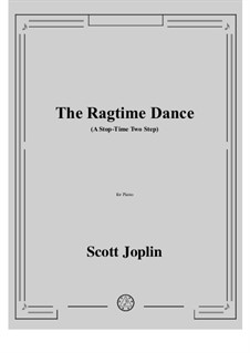The Ragtime Dance: Für Klavier by Scott Joplin