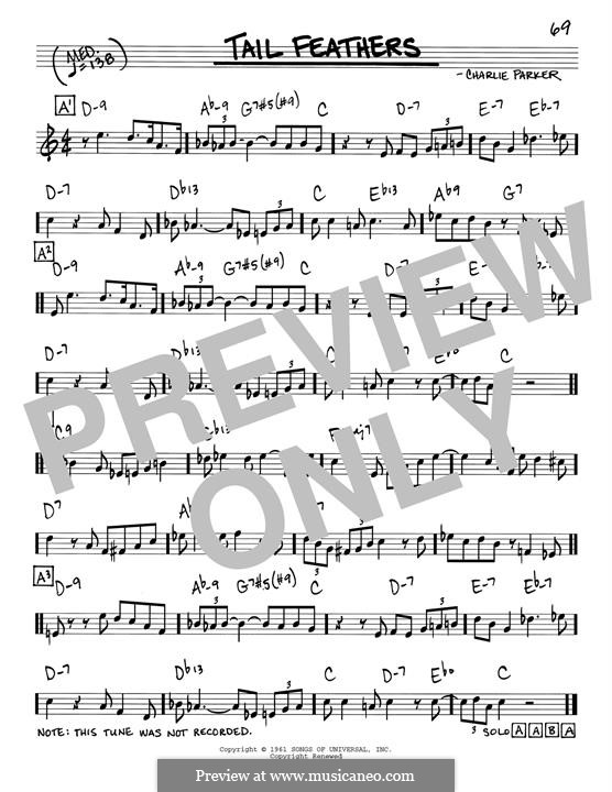 Tail Feathers: Melodische Linie by Charlie Parker