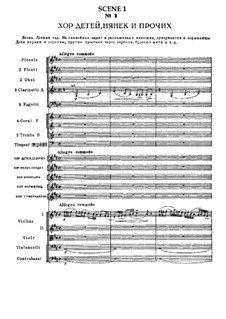 Vollständige Oper: Akt I, Szene I (Nr.1-6) by Pjotr Tschaikowski