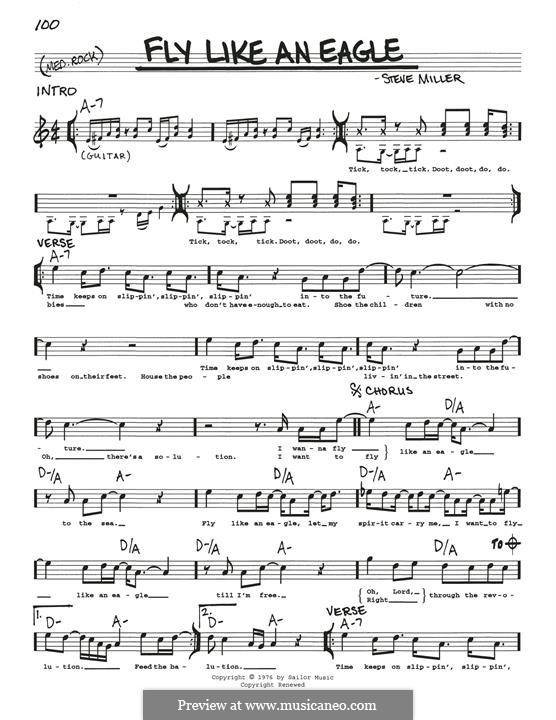 Fly Like an Eagle (Steve Miller Band): Melodische Linie by Steve Miller