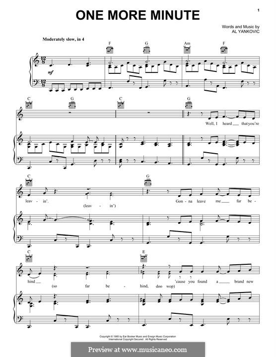 One More Minute: One More Minute by Alfred Matthew Yankovic