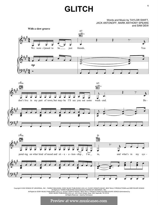 Glitch (Taylor Swift): Glitch (Taylor Swift) by Jack Antonoff