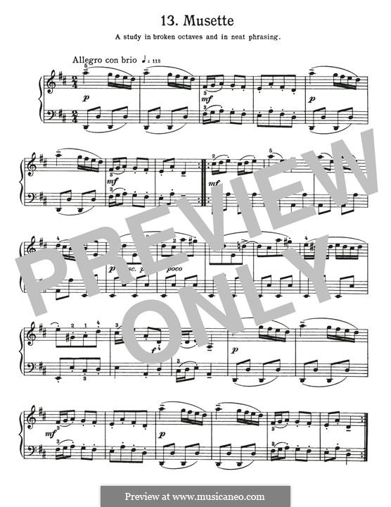 Nr.22 Musette in D-dur, BWV Anh.126: Für Klavier by Johann Sebastian Bach