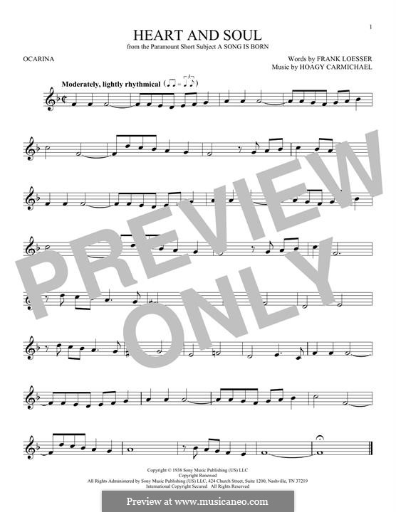 Heart and Soul: Für Flöte by Hoagy Carmichael