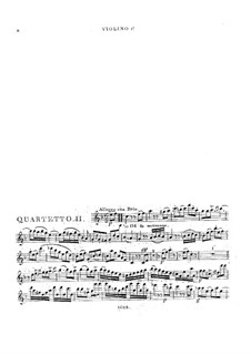 Drei Streichquartette Nr.4-6, Op.8: Quartett in F-Dur by Georges Onslow
