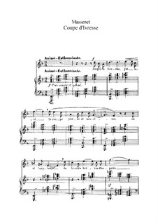 Coupe d'ivresse: In F-Dur by Jules Massenet