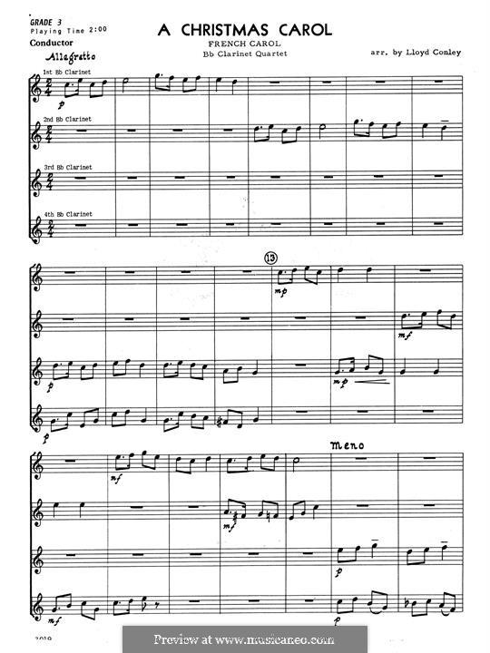 A Christmas Carol: Vollpartitur by folklore