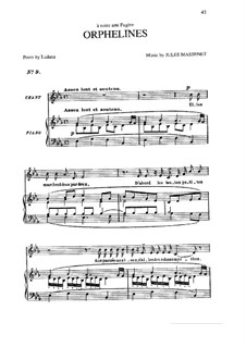 Orphelines: In Es-Dur by Jules Massenet