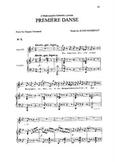 Première danse: In G Minor by Jules Massenet
