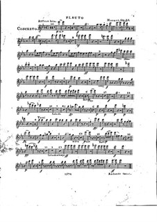 Konzert für Klavier und Orchester Nr.2 in Es-Dur, Op.25: Flötenstimme by Franz Xaver Wolfgang Mozart