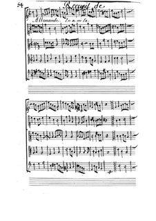 Allemande für Streicher in a-Moll: Allemande für Streicher in a-Moll by Michel Mazuel