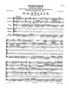 Sub tuum praesidium, K.198: Sub tuum praesidium by Wolfgang Amadeus Mozart