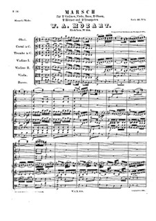 Marsch in C-Dur, K.214: Marsch in C-Dur by Wolfgang Amadeus Mozart
