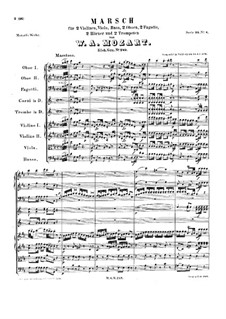 Marsch in D-Dur, K.249: Marsch in D-Dur by Wolfgang Amadeus Mozart