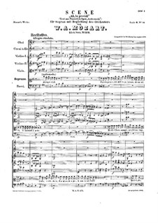 Ah, lo previdi, K.272: Ah, lo previdi by Wolfgang Amadeus Mozart