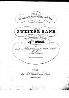 Compositionslehre: Band II, Teil IV by Anton Reicha