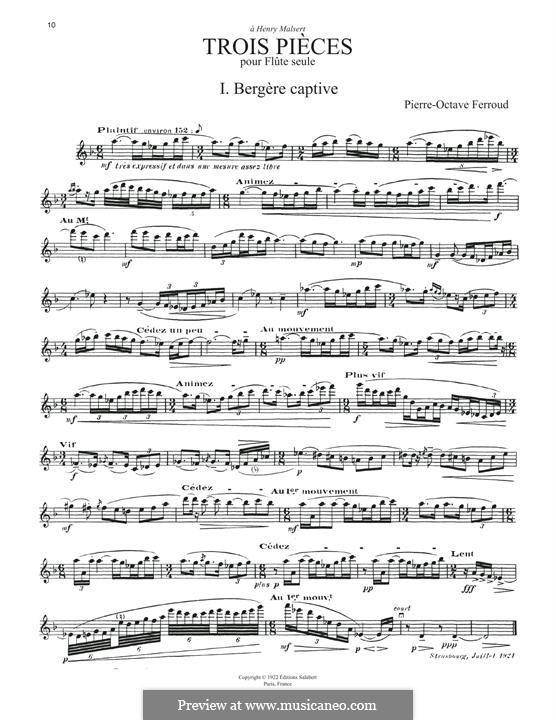 3 Pieces: 3 Pieces by Pierre-Octave Ferroud