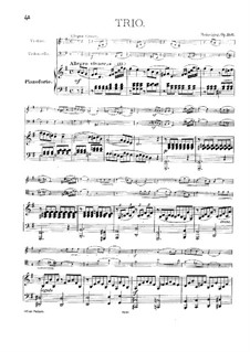 Klaviertrio in G-Dur, Op.186: Klaviertrio in G-Dur by Carl Gottlieb Reissiger